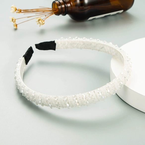 Face Washing Hairband Fabric Handmade Set With Diamonds Women's Fashion Hair Accessories