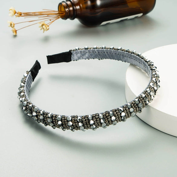 Face Washing Hairband Fabric Handmade Set With Diamonds Women's Fashion Hair Accessories