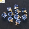 Faceted Glass And Crystal Beads For Jewelry Making Handmade Diy Jewelry Accessories With Large Hole Design