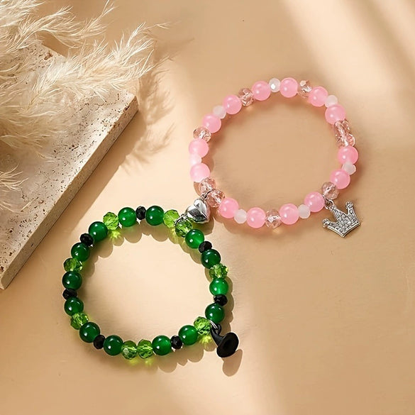 Factory Handmade Unisex Geometric Crystal Bracelet
