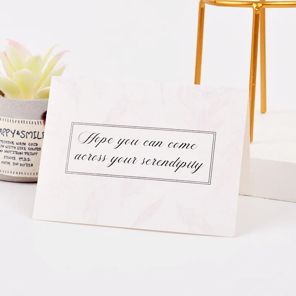 Factory Provided Simple Greeting Cards With Envelope Bakery-Style Birthday Cards And Thank-You Cards