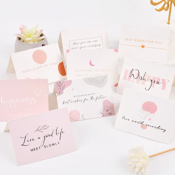 Factory Provided Simple Greeting Cards With Envelope Bakery-Style Birthday Cards And Thank-You Cards