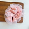 Fairy Lace Pearl Scrunchie For Women Floral Geometric Cloth Hair Tie Inlaid With Pearls