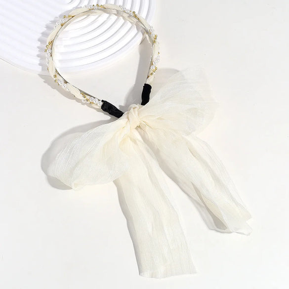 Fairy Style Bow Knot Cloth Hair Band