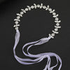 Fairy Style Classic Style Leaf Artificial Crystal Hair Band