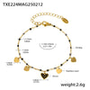 Fantasy Color Zircon 316L Stainless Steel Necklace Electroplating Women's Jewelry