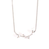 Fashion Accessible Luxury Smiley Flower Titanium Steel Women's Necklace Electroplated
