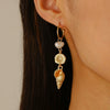 Fashion Accessories Ocean Series Pearl Conch Shell Starfish Earrings For Women Alloy Electroplated