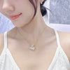 Fashion Accessories Titanium Steel Women's Light Luxury Cross Chain Necklace Set With Pearls Geometric Design