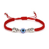 Fashion Adjustable Handmade Evil Eyes Blue Eyes Rope Woven Bracelet For Unisex And Women Wholesale