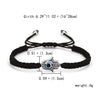 Fashion Adjustable Handmade Evil Eyes Blue Eyes Rope Woven Bracelet For Unisex And Women Wholesale