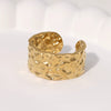 Fashion Allmatch Cold Style Highgrade Finger Ring Stainless Steel Electroplating Ring For Women