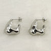 Fashion Allmatch Irregular Women's Earrings 316L Stainless Steel 18K Gold Vacuum Plated Geometric