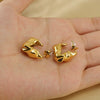 Fashion Allmatch Irregular Women's Earrings 316L Stainless Steel 18K Gold Vacuum Plated Geometric
