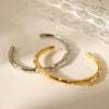 Fashion Allmatch Titanium Steel Bracelet 18K Goldplated With Pearl Zircon Cross Inlaid For Women