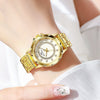 Fashion Alloy Band Round Dial Quartz Watch For Female