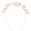 Fashion Alloy Crystal Letters Electroplating Christmas Headband For Women