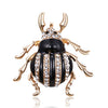 Fashion Alloy Rhinestone Bee Brooch With Electroplated Finish Animal Jewelry Accessory For Women And Unisex Wholesale