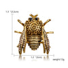 Fashion Alloy Rhinestone Bee Brooch With Electroplated Finish Animal Jewelry Accessory For Women And Unisex Wholesale