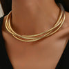 Fashion Alloy Simple Three Style Twining Women's Necklace