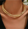 Fashion Alloy Simple Three Style Twining Women's Necklace