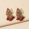 Fashion Alloy Star Tassel Earrings With Diamond Accent Bohemian Dangle Earrings For Women