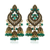 Fashion Alloy Star Tassel Earrings With Diamond Accent Bohemian Dangle Earrings For Women