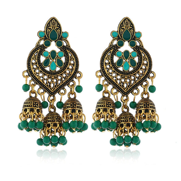 Fashion Alloy Star Tassel Earrings With Diamond Accent Bohemian Dangle Earrings For Women