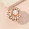 Fashion Alloy Sunflower Flower Ring With Electroplated Finish Simple Trendy Adjustable Open Ring For Unisex Wear