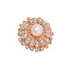 Fashion Alloy Sunflower Flower Ring With Electroplated Finish Simple Trendy Adjustable Open Ring For Unisex Wear