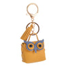 Fashion Animal Pu Leather Metal Unisex Bag Pendant Keychain 1 Piece