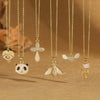 Fashion Animal Series Panda Head Pendant Clavicle Chain For Women