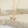 Fashion Animal Series Panda Head Pendant Clavicle Chain For Women