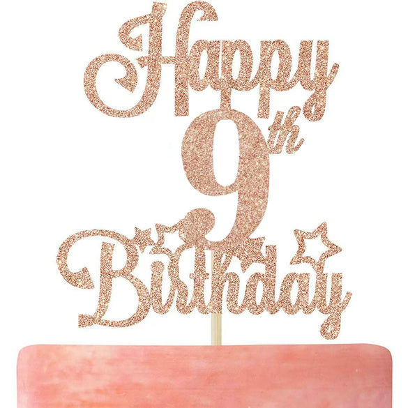 Fashion Birthday Party Dress Ins Glitter Plugin Paper Card