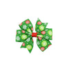Fashion Bow Knot Snowman Cloth Hair Clip