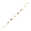 Fashion Butterfly Insect Pattern Stainless Steel Clavicle Chain Necklace Suit With Electroplating Treatment