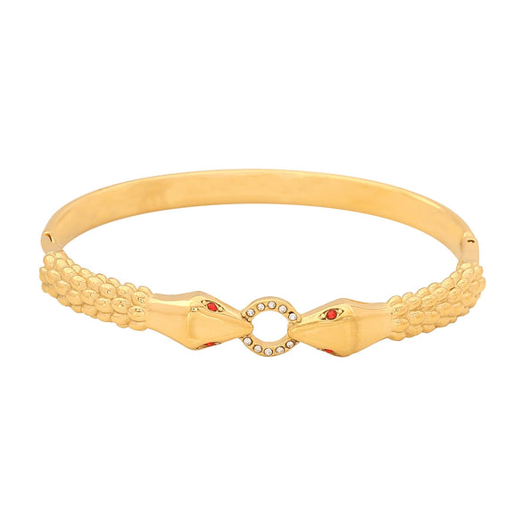 Fashion Butterfly Stainless Steel Bracelet With Electroplating Treatment