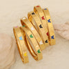Fashion Butterfly Stainless Steel Jewelry Bracelet With Electroplating Design