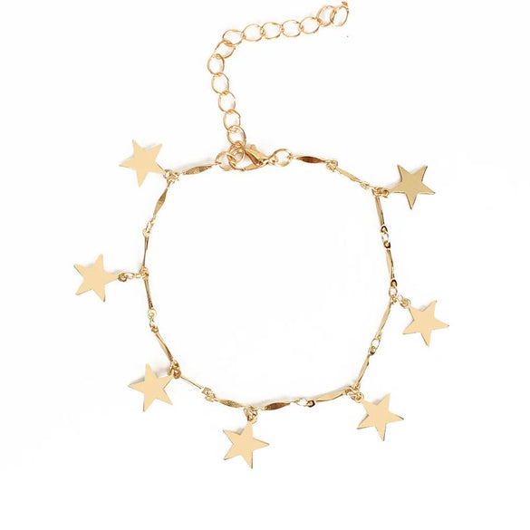 Wholesale Jewelry Ethnic Style Eye Alloy No Inlaid Plating Anklet