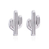 Fashion Cactus Stainless Steel Jewelry Set 2 Pieces