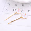 Fashion Cartoon Animal Puppy Cat Paw Alloy Hairpin Bangs Clip Side Clip Headwear