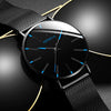 Fashion Casual Round Dial Alloy Strap Alloy Case Quartz Watch For Men