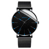 Fashion Casual Round Dial Alloy Strap Alloy Case Quartz Watch For Men