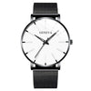 Fashion Casual Round Dial Alloy Strap Alloy Case Quartz Watch For Men
