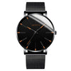 Fashion Casual Round Dial Alloy Strap Alloy Case Quartz Watch For Men