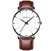 Fashion Casual Round Dial Alloy Strap Alloy Case Quartz Watch For Men
