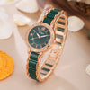 Fashion Casual Women's Watch Lace Round Alloy Case Quartz