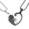 Fashion Cat Stainless Steel Titanium Steel Plating Necklace