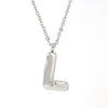 Fashion Chubby Letter Pendant Necklace 316L Stainless Steel 316L Stainless Steel Polishing Hiphop Style Unisex