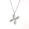 Fashion Chubby Letter Pendant Necklace 316L Stainless Steel 316L Stainless Steel Polishing Hiphop Style Unisex